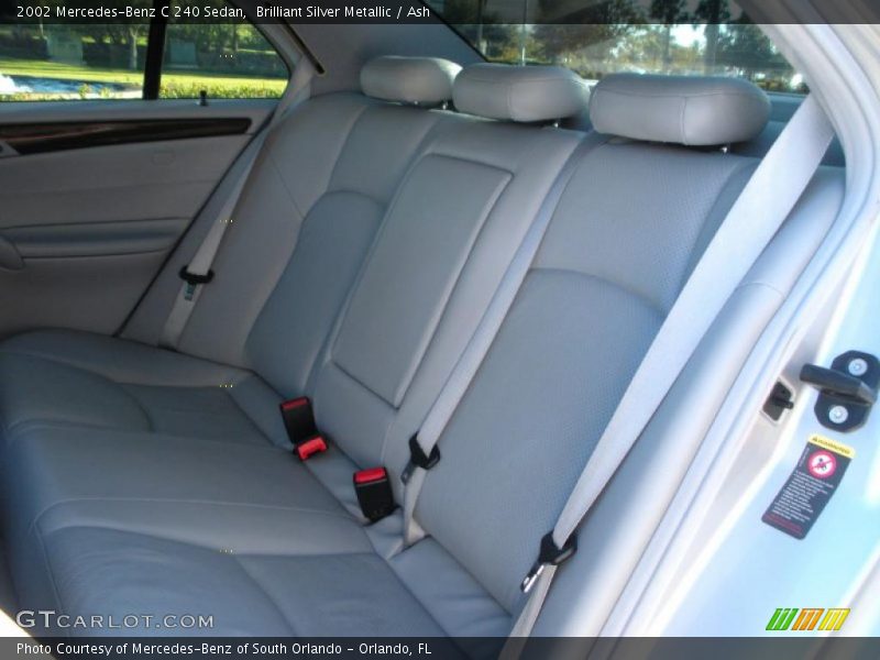 Brilliant Silver Metallic / Ash 2002 Mercedes-Benz C 240 Sedan