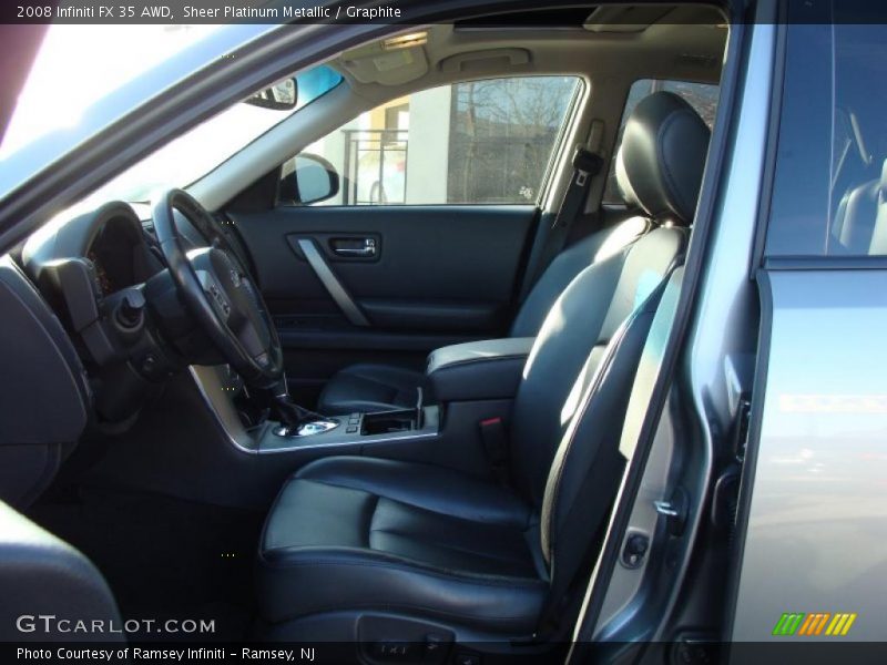Sheer Platinum Metallic / Graphite 2008 Infiniti FX 35 AWD