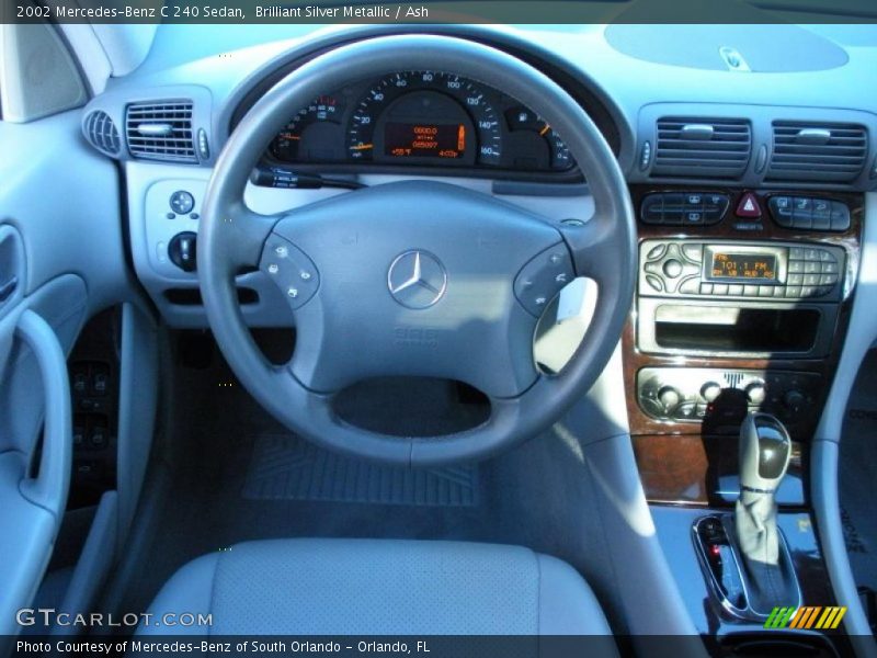 Brilliant Silver Metallic / Ash 2002 Mercedes-Benz C 240 Sedan