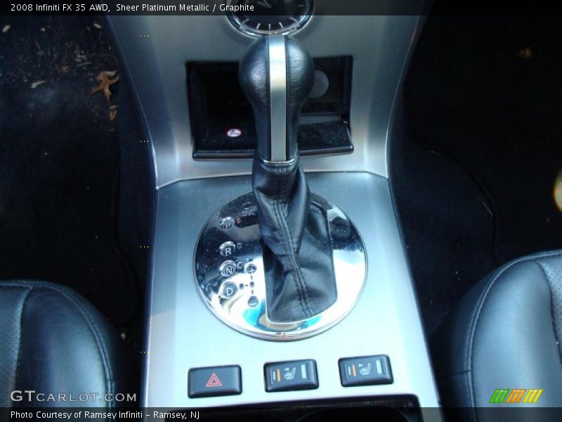 Sheer Platinum Metallic / Graphite 2008 Infiniti FX 35 AWD