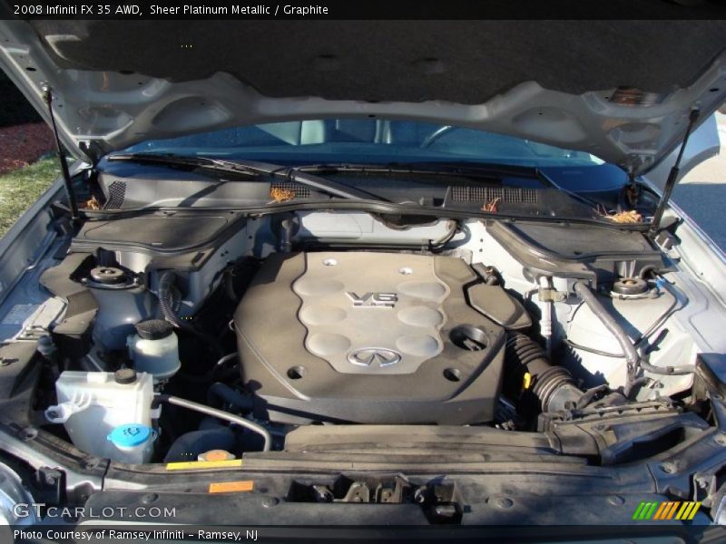 Sheer Platinum Metallic / Graphite 2008 Infiniti FX 35 AWD