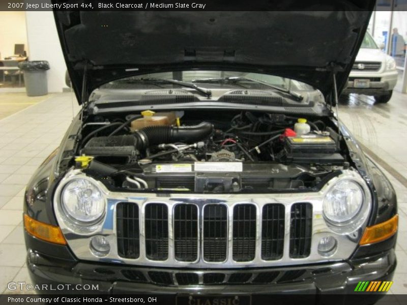 Black Clearcoat / Medium Slate Gray 2007 Jeep Liberty Sport 4x4