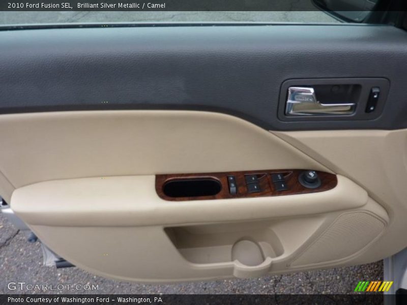 Brilliant Silver Metallic / Camel 2010 Ford Fusion SEL