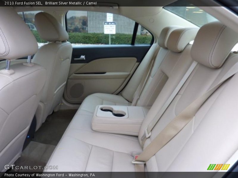 Brilliant Silver Metallic / Camel 2010 Ford Fusion SEL
