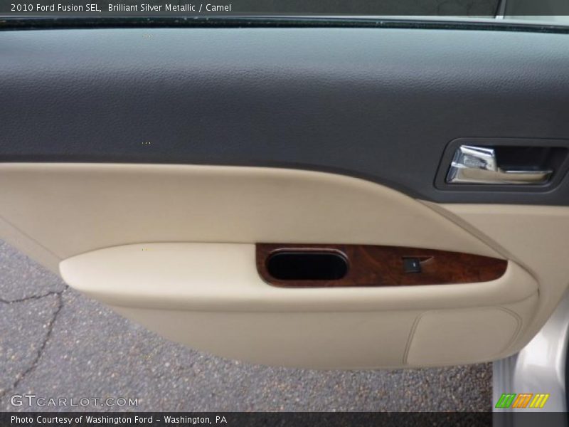 Brilliant Silver Metallic / Camel 2010 Ford Fusion SEL