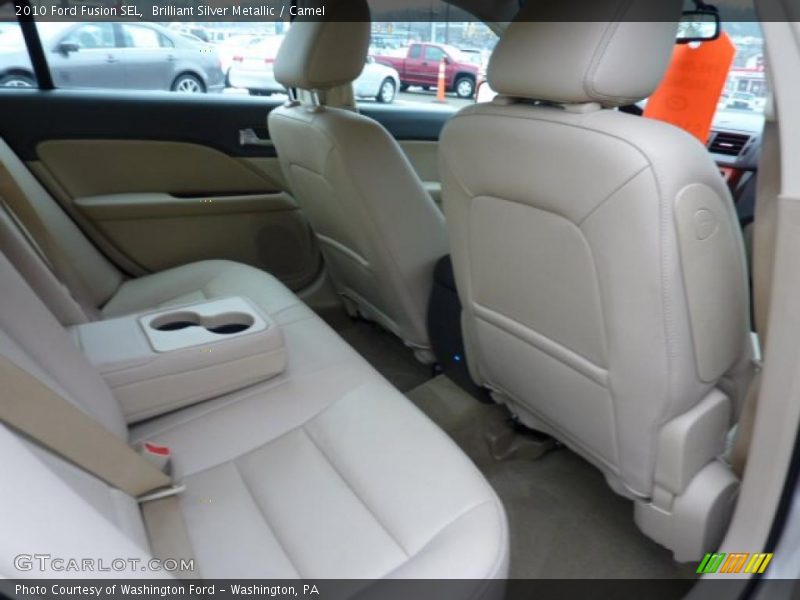 Brilliant Silver Metallic / Camel 2010 Ford Fusion SEL