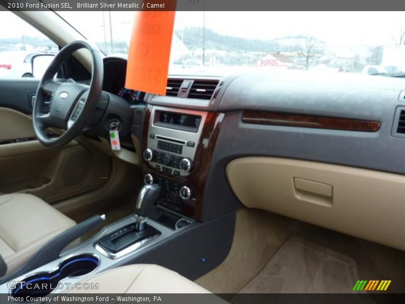 Brilliant Silver Metallic / Camel 2010 Ford Fusion SEL