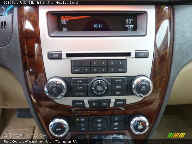 Brilliant Silver Metallic / Camel 2010 Ford Fusion SEL