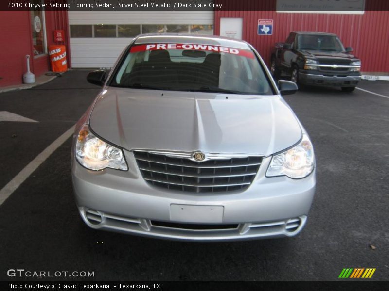 Silver Steel Metallic / Dark Slate Gray 2010 Chrysler Sebring Touring Sedan