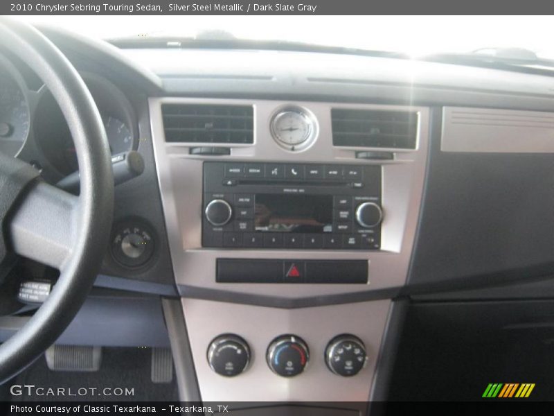 Silver Steel Metallic / Dark Slate Gray 2010 Chrysler Sebring Touring Sedan