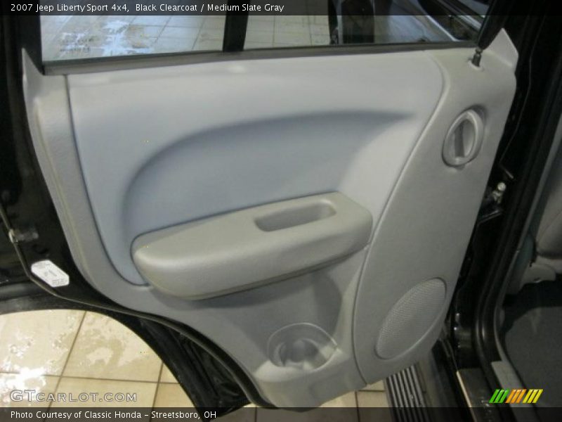 Black Clearcoat / Medium Slate Gray 2007 Jeep Liberty Sport 4x4
