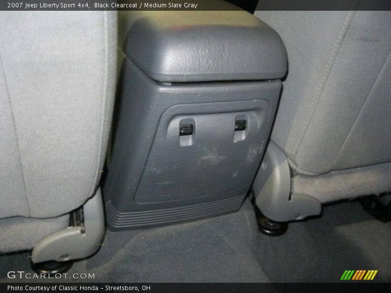 Black Clearcoat / Medium Slate Gray 2007 Jeep Liberty Sport 4x4