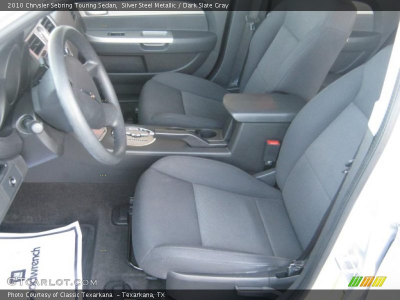 Silver Steel Metallic / Dark Slate Gray 2010 Chrysler Sebring Touring Sedan