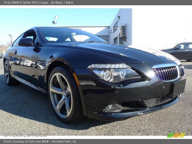 Jet Black / Black 2010 BMW 6 Series 650i Coupe