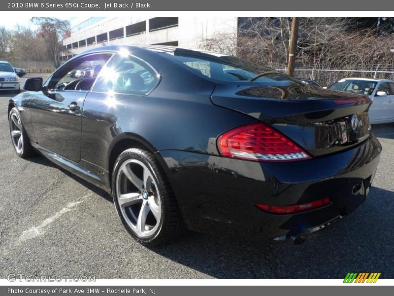 Jet Black / Black 2010 BMW 6 Series 650i Coupe