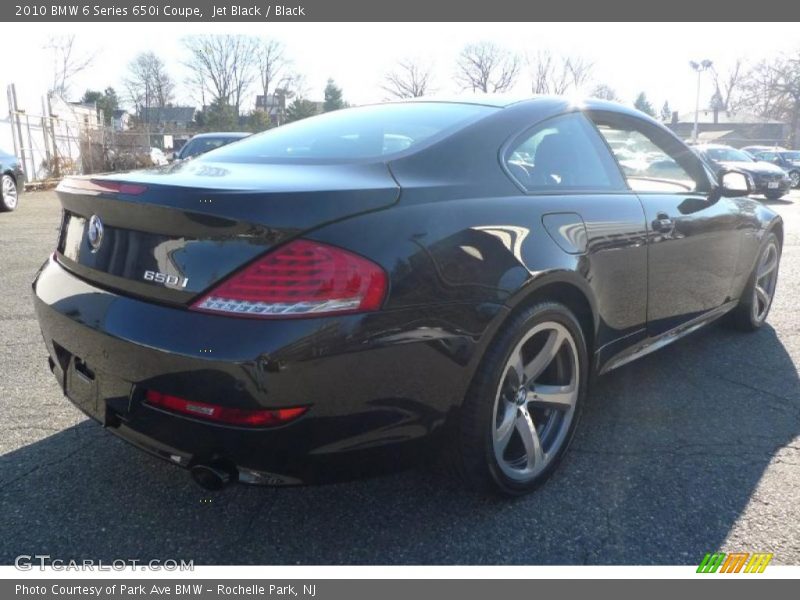 Jet Black / Black 2010 BMW 6 Series 650i Coupe