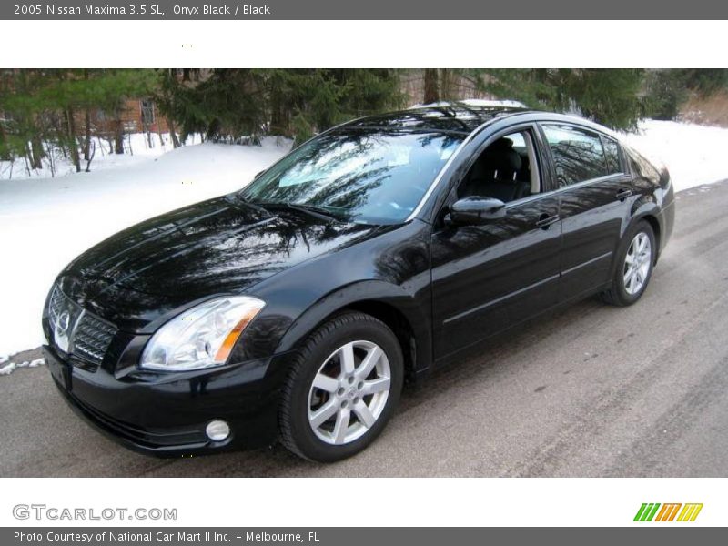 Onyx Black / Black 2005 Nissan Maxima 3.5 SL