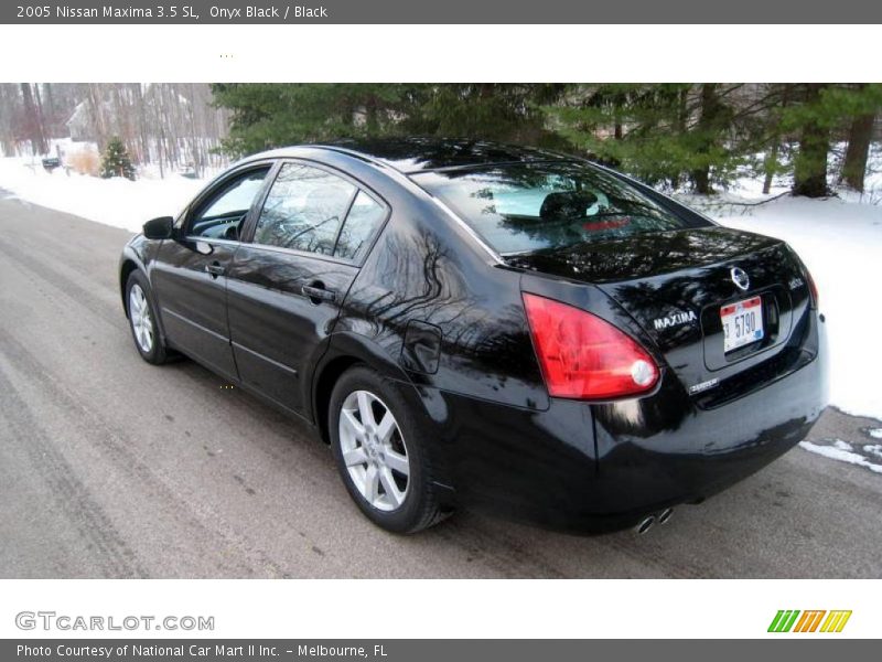 Onyx Black / Black 2005 Nissan Maxima 3.5 SL