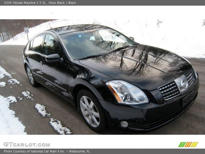 Onyx Black / Black 2005 Nissan Maxima 3.5 SL