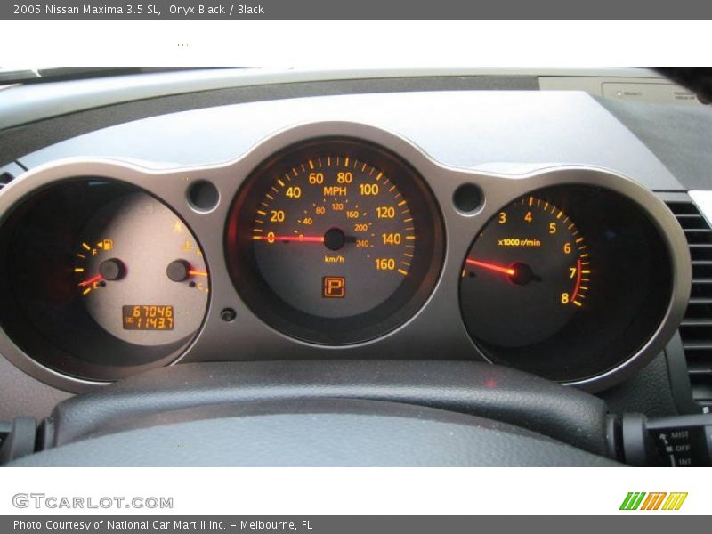 Onyx Black / Black 2005 Nissan Maxima 3.5 SL