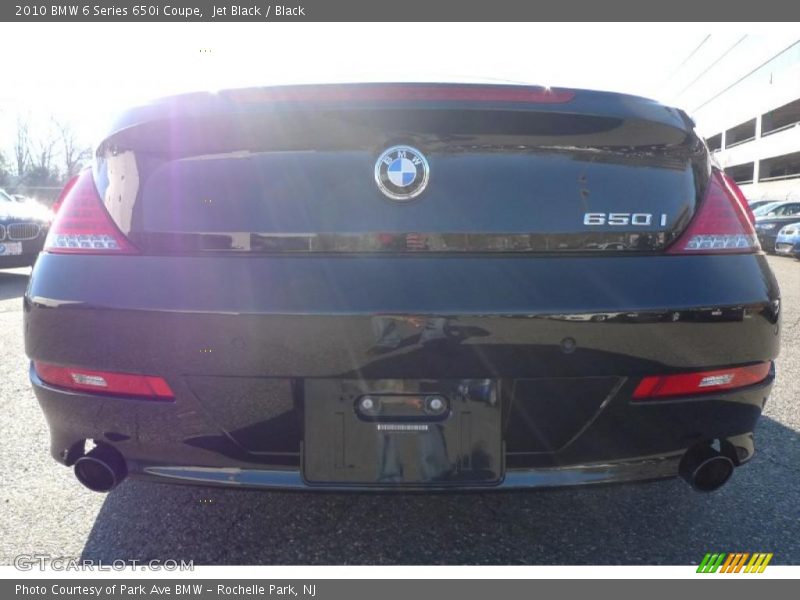 Jet Black / Black 2010 BMW 6 Series 650i Coupe