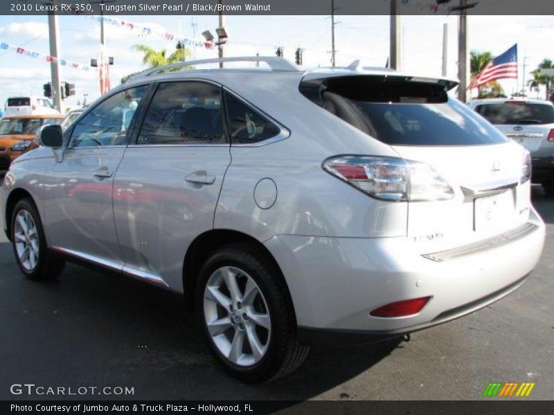 Tungsten Silver Pearl / Black/Brown Walnut 2010 Lexus RX 350