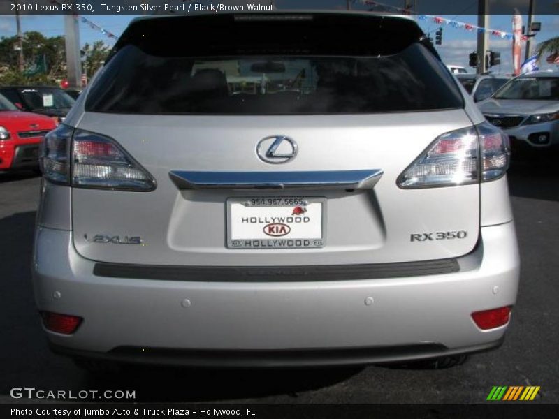 Tungsten Silver Pearl / Black/Brown Walnut 2010 Lexus RX 350