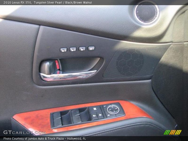 Tungsten Silver Pearl / Black/Brown Walnut 2010 Lexus RX 350