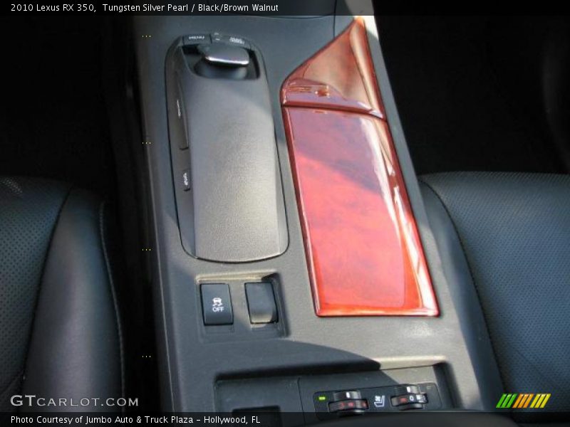 Tungsten Silver Pearl / Black/Brown Walnut 2010 Lexus RX 350