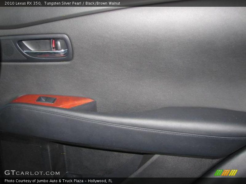 Tungsten Silver Pearl / Black/Brown Walnut 2010 Lexus RX 350