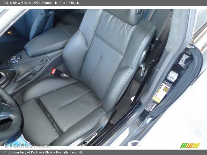 Jet Black / Black 2010 BMW 6 Series 650i Coupe