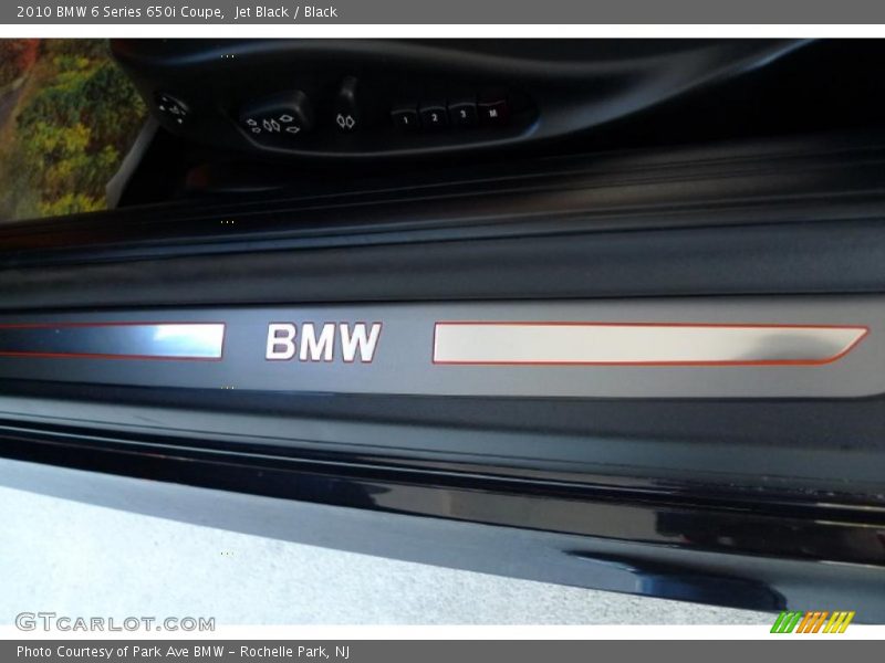 Jet Black / Black 2010 BMW 6 Series 650i Coupe