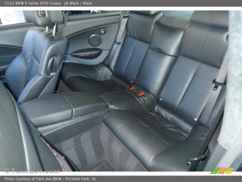  2010 6 Series 650i Coupe Black Interior