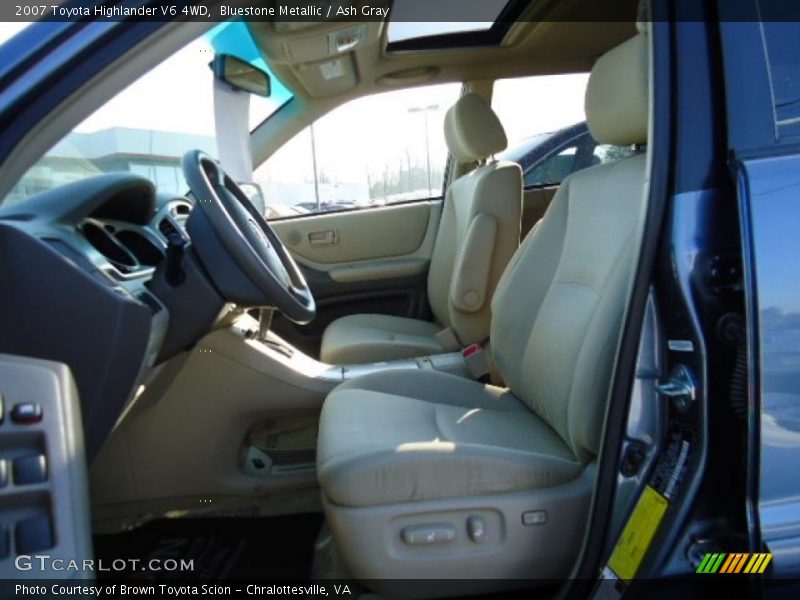 Bluestone Metallic / Ash Gray 2007 Toyota Highlander V6 4WD