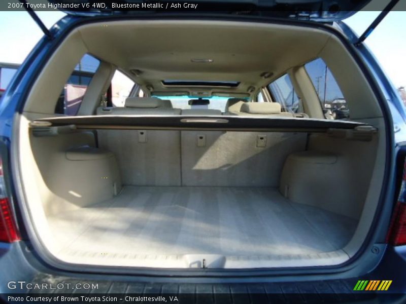 Bluestone Metallic / Ash Gray 2007 Toyota Highlander V6 4WD
