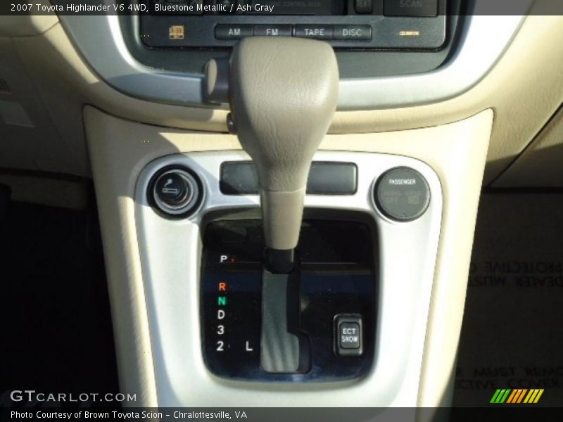 Bluestone Metallic / Ash Gray 2007 Toyota Highlander V6 4WD