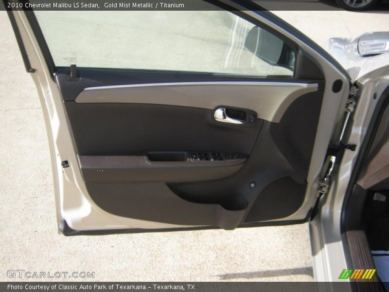 Gold Mist Metallic / Titanium 2010 Chevrolet Malibu LS Sedan
