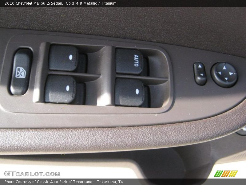 Gold Mist Metallic / Titanium 2010 Chevrolet Malibu LS Sedan