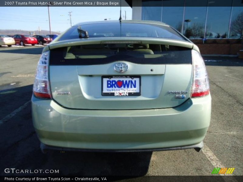 Silver Pine Green Mica / Bisque Beige 2007 Toyota Prius Hybrid