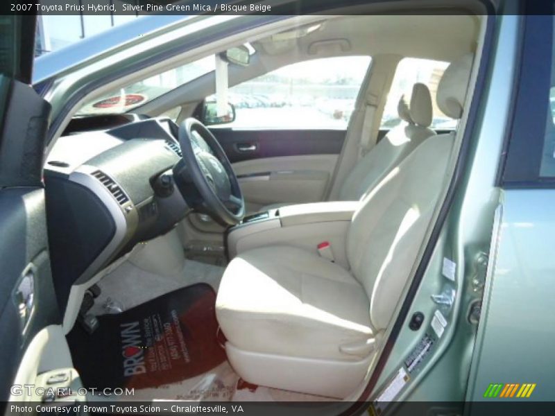 Silver Pine Green Mica / Bisque Beige 2007 Toyota Prius Hybrid