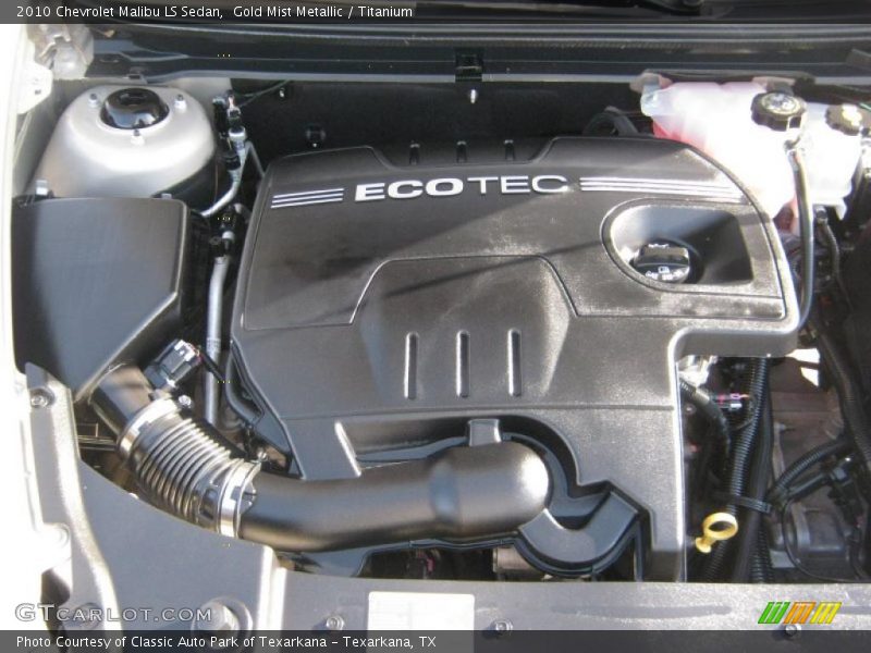 Gold Mist Metallic / Titanium 2010 Chevrolet Malibu LS Sedan
