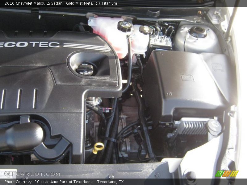 Gold Mist Metallic / Titanium 2010 Chevrolet Malibu LS Sedan