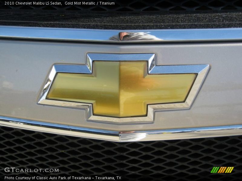 Gold Mist Metallic / Titanium 2010 Chevrolet Malibu LS Sedan