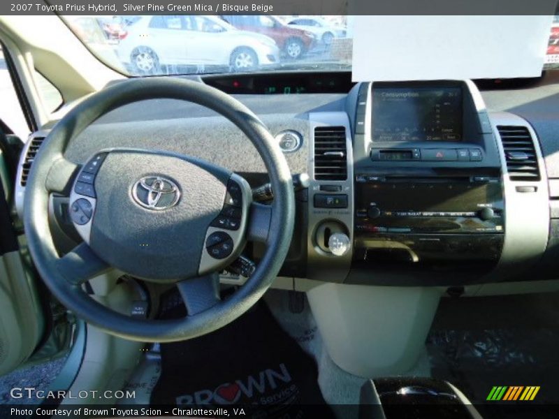 Silver Pine Green Mica / Bisque Beige 2007 Toyota Prius Hybrid