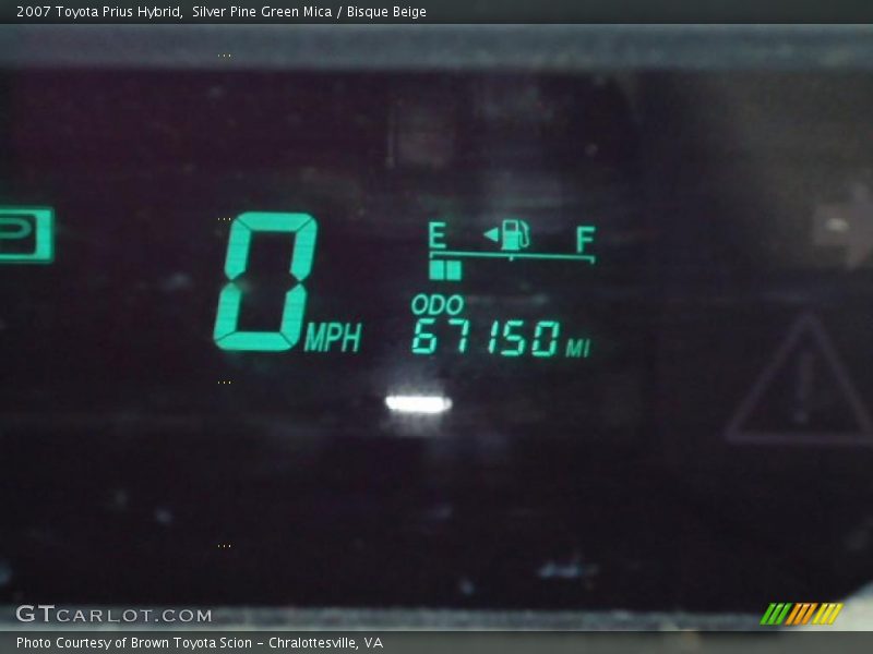 Silver Pine Green Mica / Bisque Beige 2007 Toyota Prius Hybrid