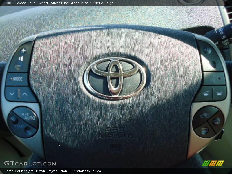 Silver Pine Green Mica / Bisque Beige 2007 Toyota Prius Hybrid