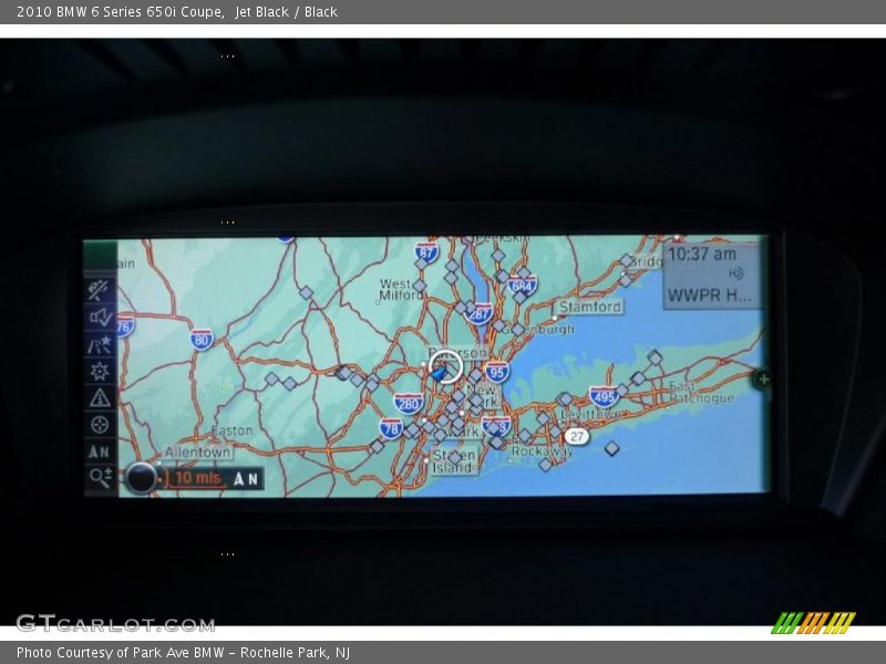 Navigation of 2010 6 Series 650i Coupe