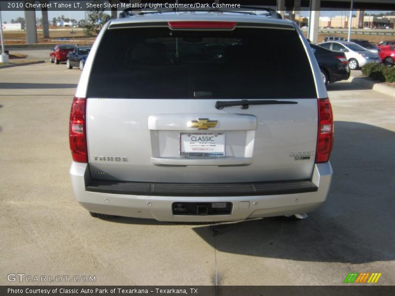 Sheer Silver Metallic / Light Cashmere/Dark Cashmere 2010 Chevrolet Tahoe LT
