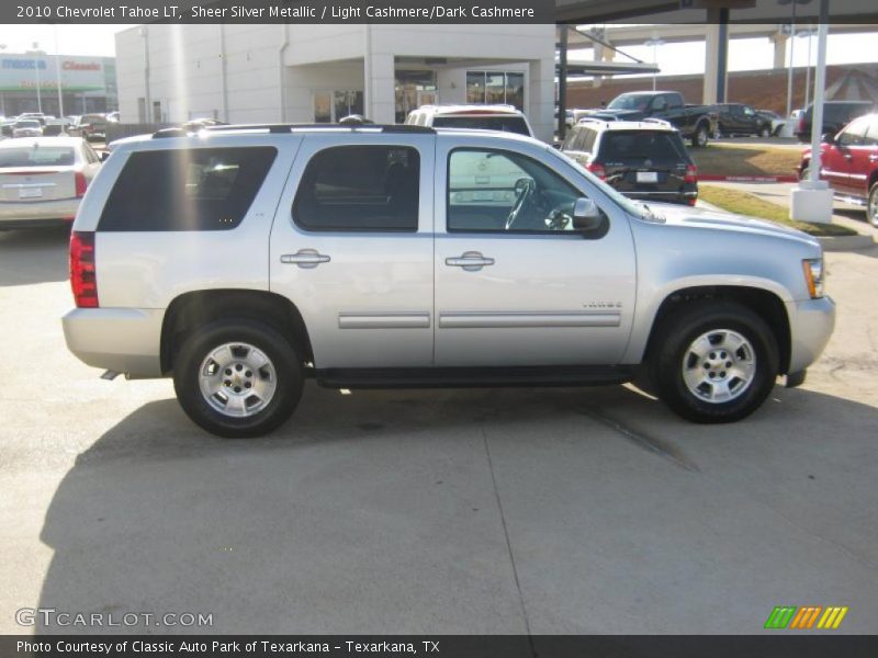 Sheer Silver Metallic / Light Cashmere/Dark Cashmere 2010 Chevrolet Tahoe LT