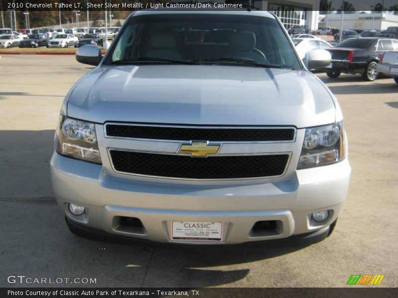 Sheer Silver Metallic / Light Cashmere/Dark Cashmere 2010 Chevrolet Tahoe LT